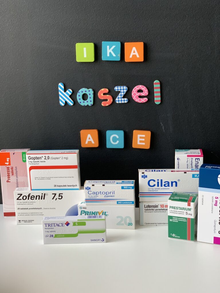 Suchy kaszel, a leki na nadciśnienie.